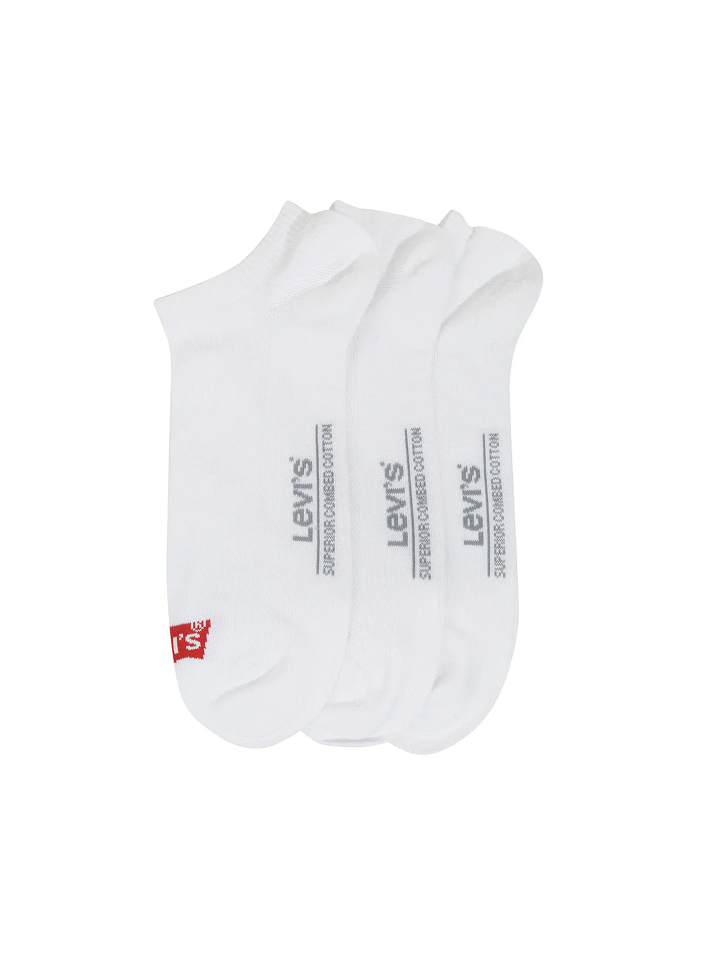 LEVI'S® | Socken 3-er Pkg "Batwing" jet black | weiss